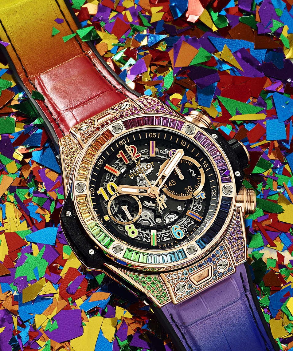 Happy New Hublot by  commercial photographer David Lewis Taylor.